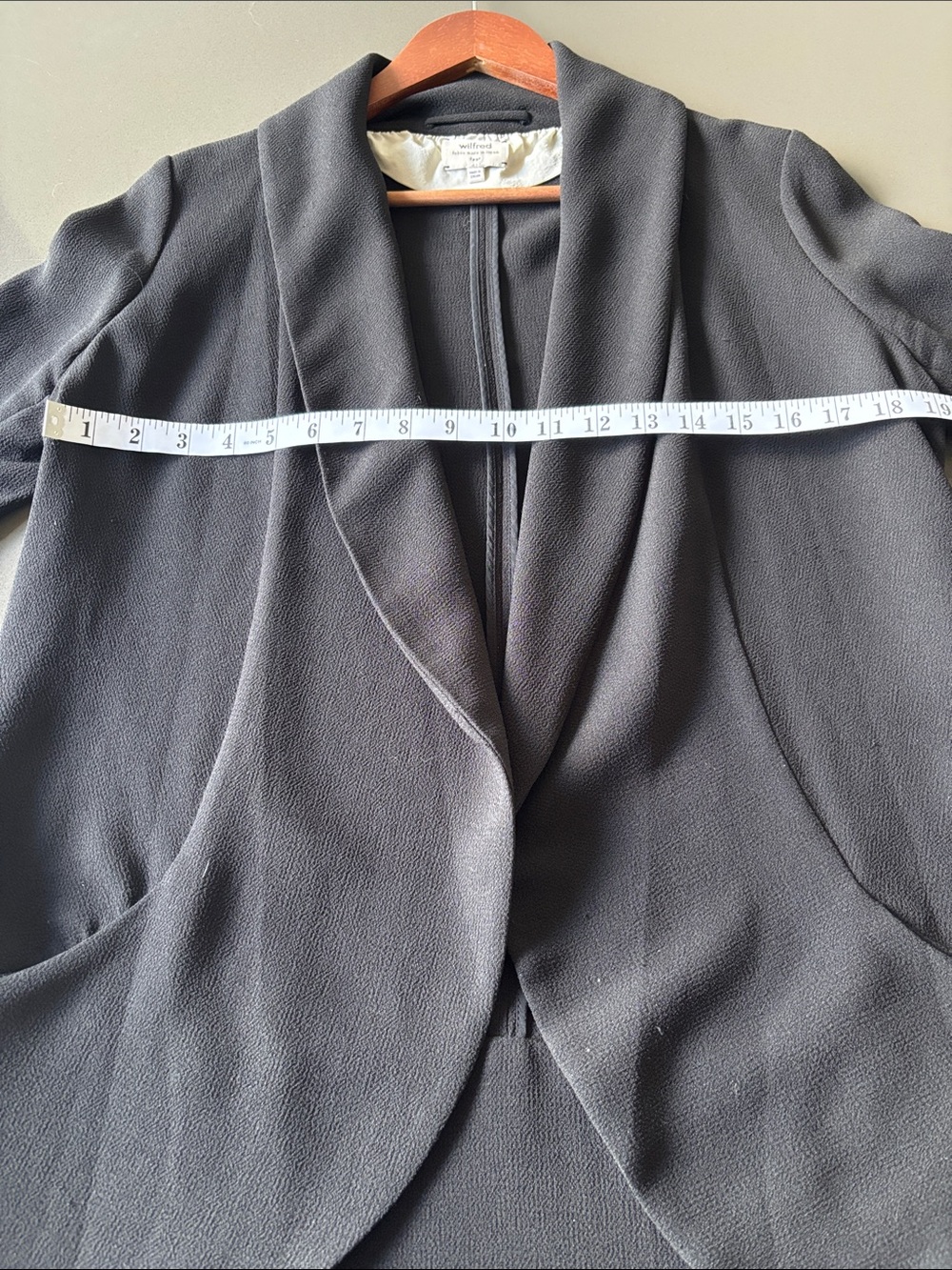 Aritzia Wilfred Chevalier Blazer Black Size Four - Picture 4 of 8